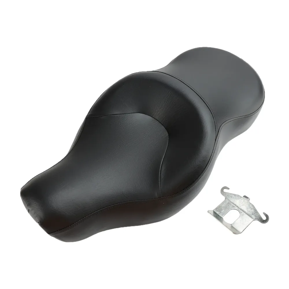 Davidson XL 883 (EFI) 2007-2008, siège conducteur noir biplace&Pacheteur pour cuir