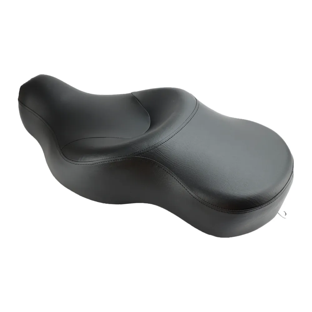 Davidson XL 883 (EFI) 2007-2008, siège conducteur noir biplace&Pacheteur pour cuir