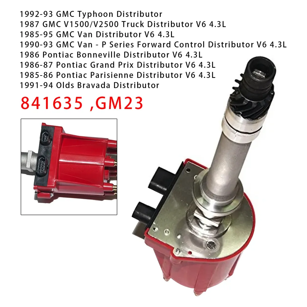 Distributeur d'allumage haute Performance GM23 841635 pour GMC Pontiac V6 4,3l 262