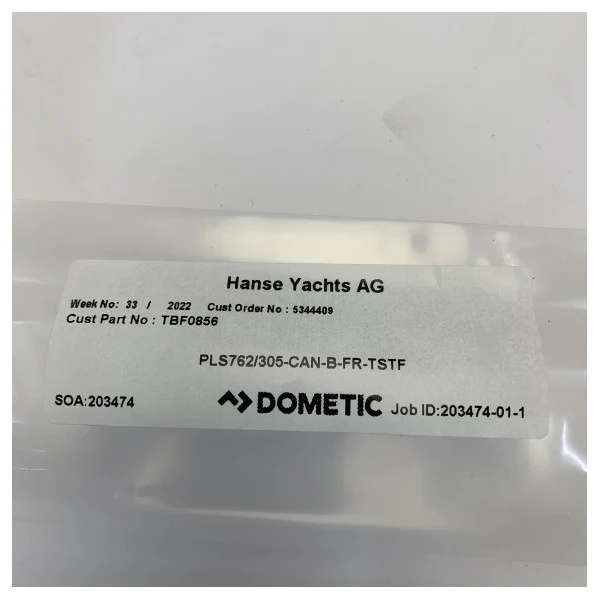Dometic Abat-jour plissé PLS762/305-CAN-B-FR-TSTF Rideau plissé 762 x 305 mm