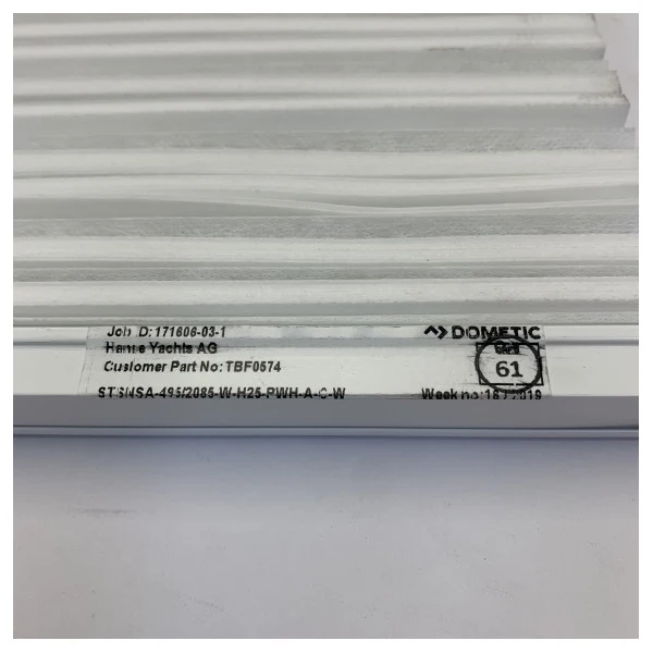 Dometic Stores de porte patio STSNS 499 x 2108 mm Blanc