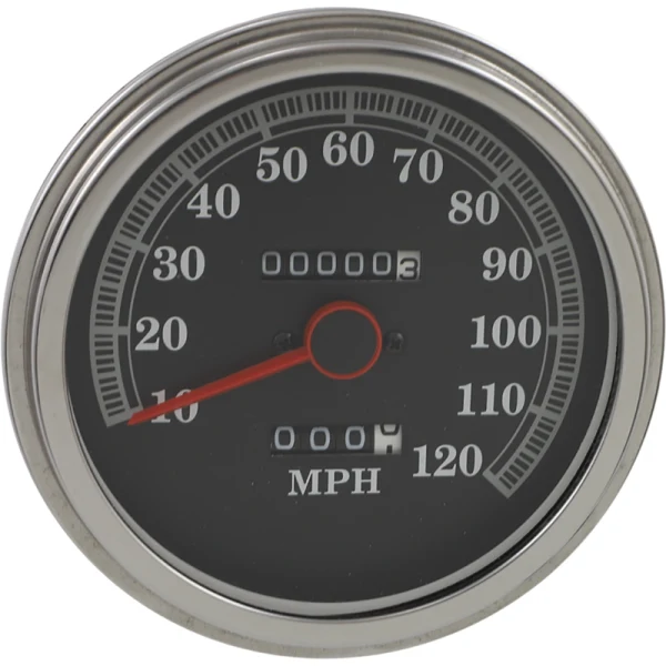 Indicateur de Vitesse 5 Monté sur Tableau de Bord Drag Specialties