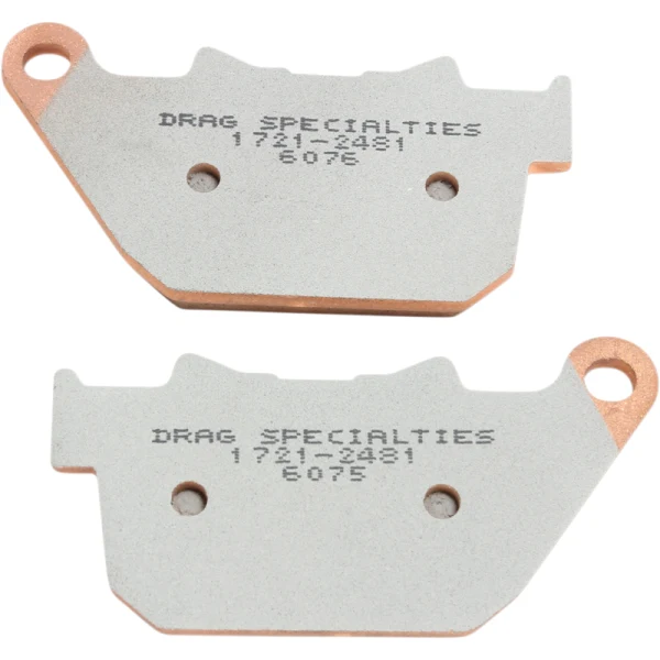 Plaquette de Frein de Moto en Métal Fritté Premium Arrière Drag Specialties