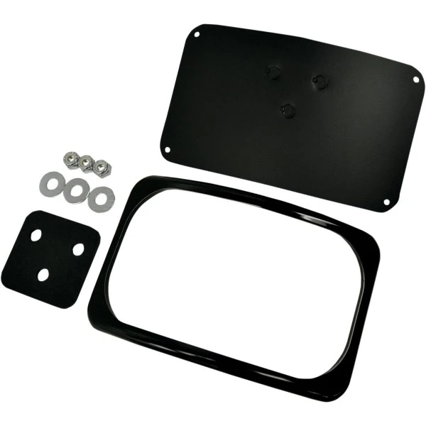 Support de Plaque d'Immatriculation Radius à Trois Boulons Drag Specialties