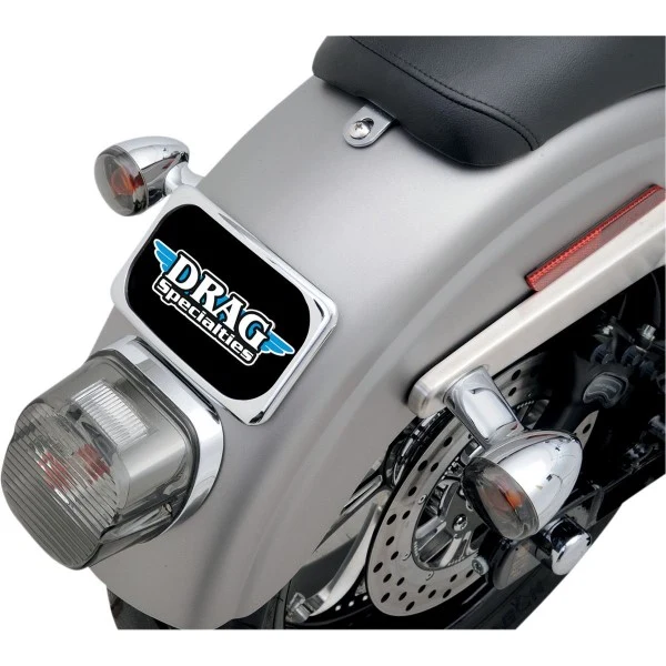Support de Plaque d'Immatriculation Radius à Trois Boulons Drag Specialties