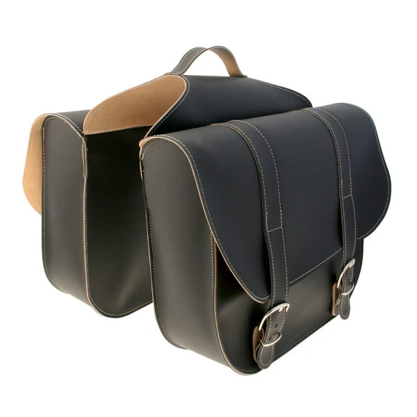Easy - Sacoche porte-bagages SACOCHE EN CUIR ÉCOLOGIQUE