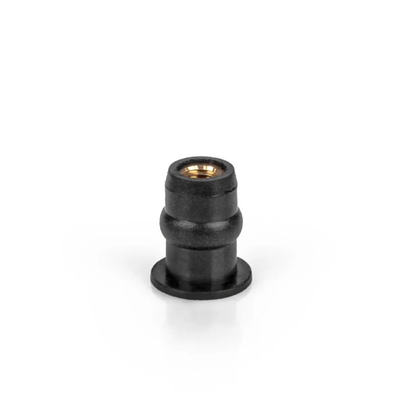 Ecrous caoutchoutés M5 pour bulle pare-brise, lot de 6