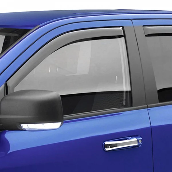 Channel Style Dark Smoke Window Visor Ram QuadCab 19-22 EGR