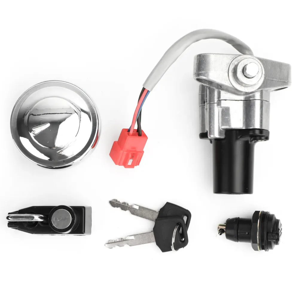 Ensemble de verrouillage de stockage de réservoir de carburant, interrupteur d'allumage avec clé pour Yamaha v-star 650 &...