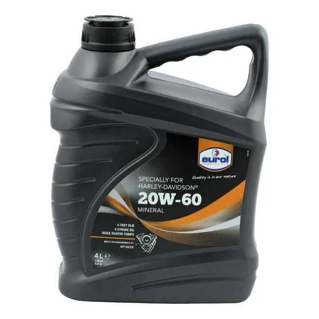 Eurol Motor Oil Mineral Harley 20W-60 4L