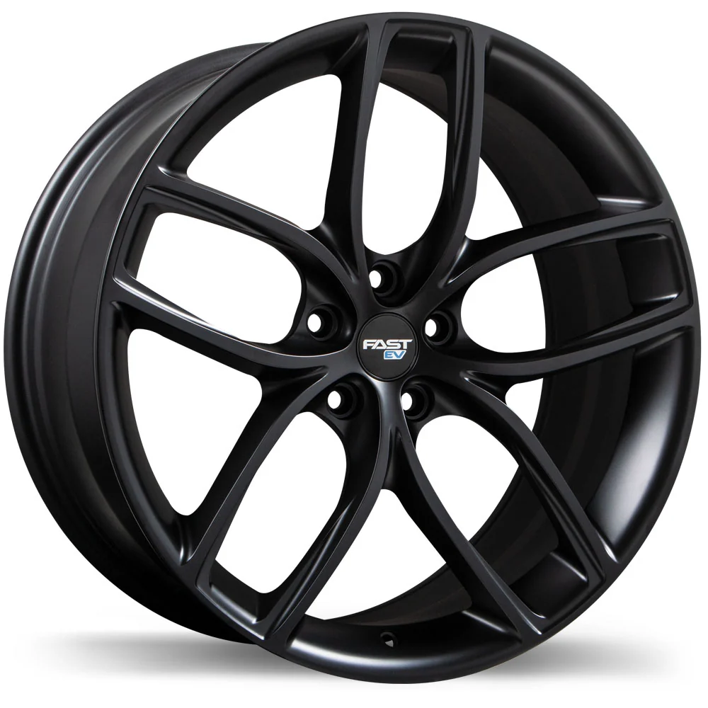 EV04 19x8.5 5x114.3mm +35 68.2mm BLK / SAT Fast Wheels