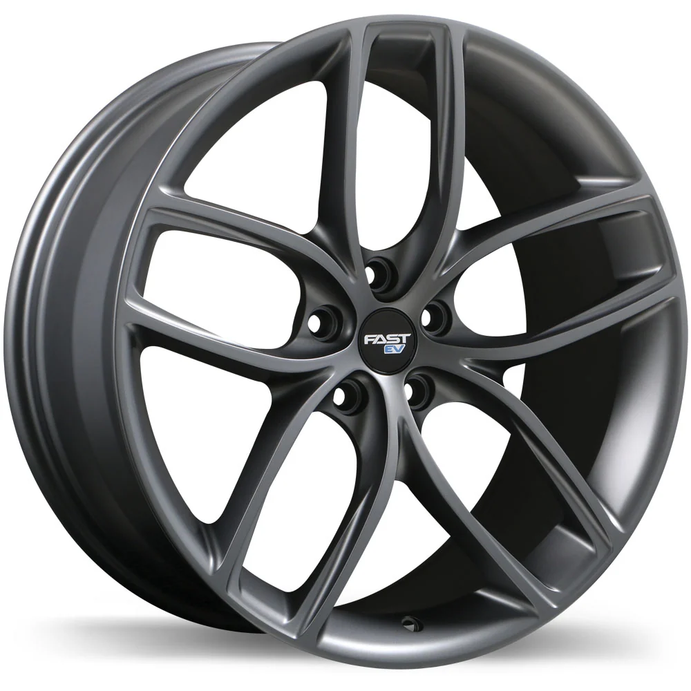 EV04 20x9.0 5x114.3mm +35 70.1mm GRY / SAT Fast Wheels