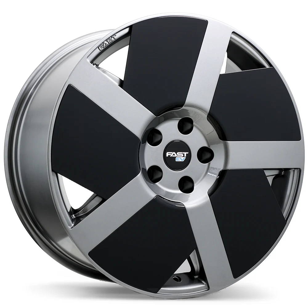 EV06 19x9.5 5x114.3mm +45 64.1mm GRY Fast Wheels