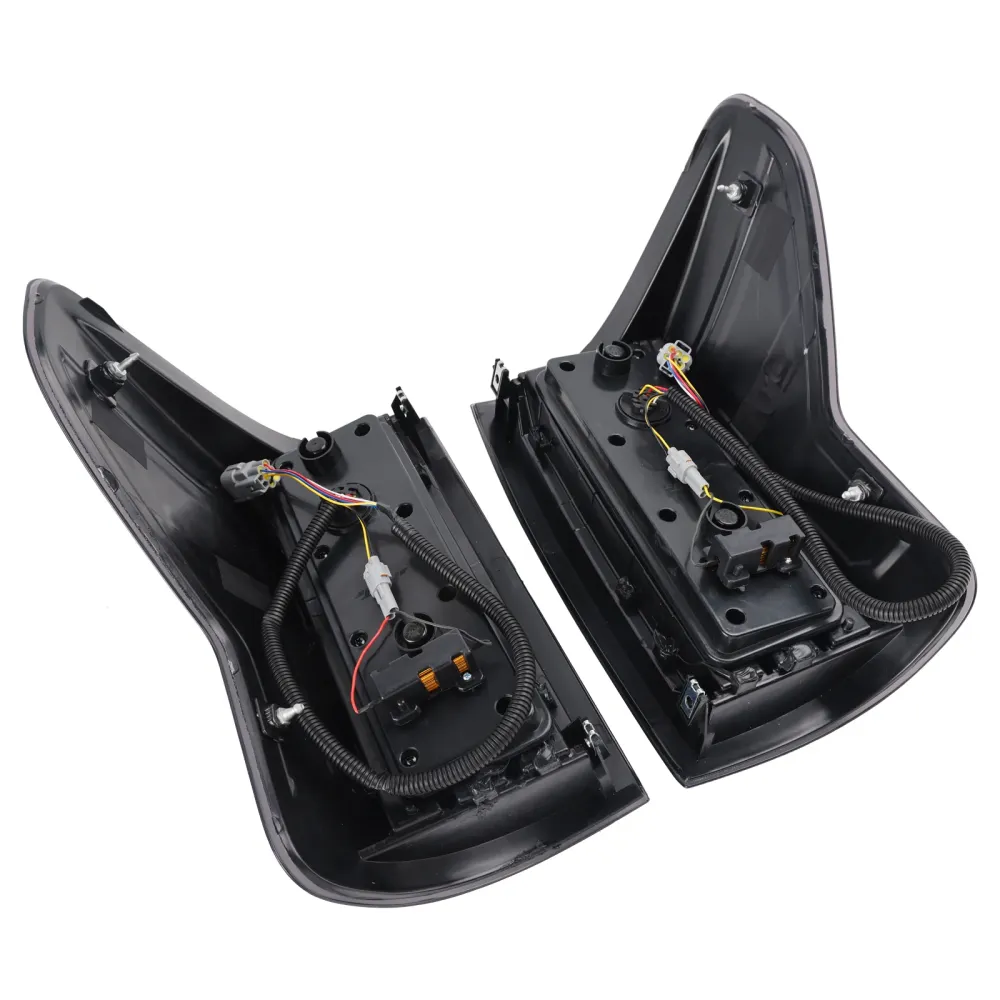 Feux arrière LED gauche + droite pour Toyota Tundra 2007 – 2013, boîtier noir, lentille fumée