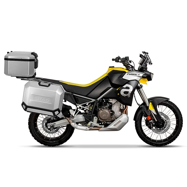 Fixations valises latérales 4P System Aprilia Tuareg 660 21-22 Shad