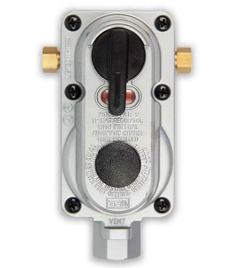 Régulateur de propane Flame King ACR-2 RV à commutation automatique – Deux étages