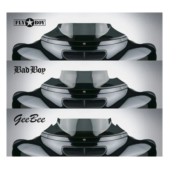 NC Fly Boy 4" Windshield Dark FLHT, FLHX 14-21