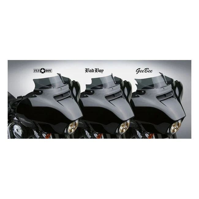 NC Fly Boy 4" Windshield Dark FLHT, FLHX 14-21