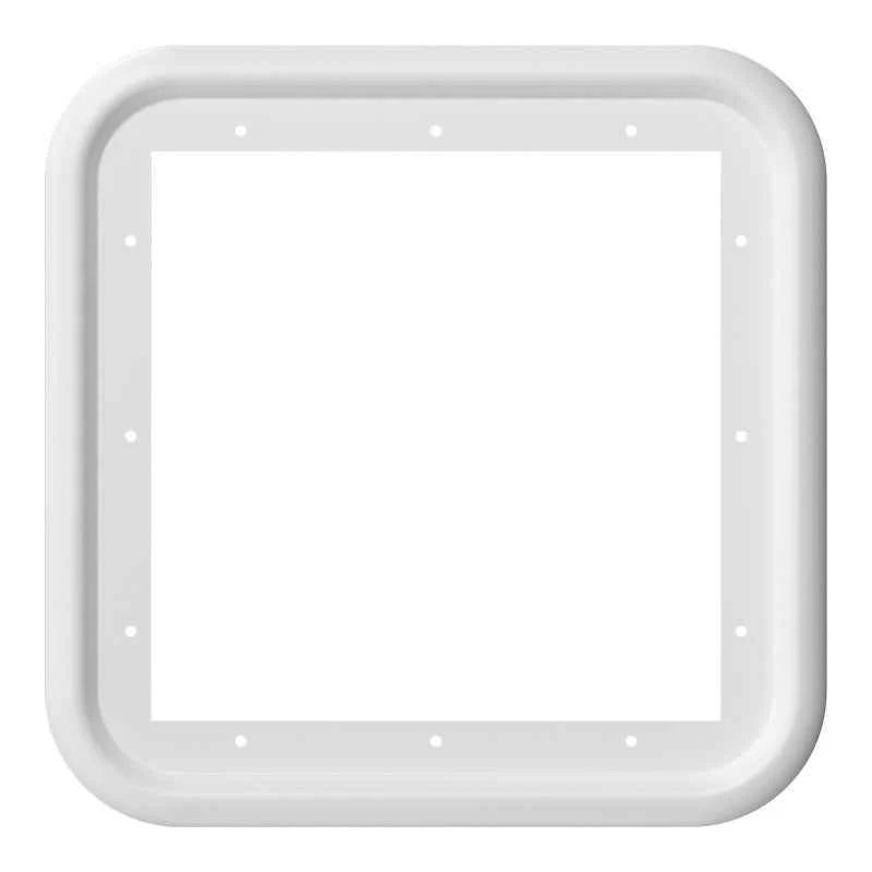Cadre de porte d'accès au chauffe-eau InstaShower – 15" x 15", blanc FS06TRW Fogatti