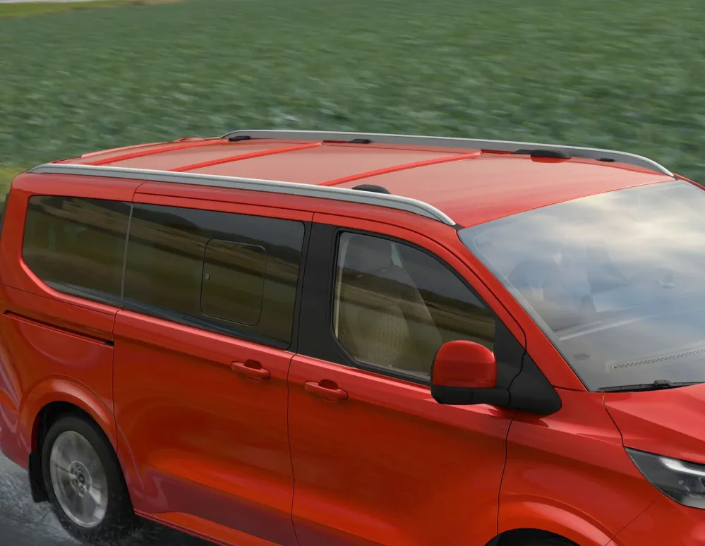 Barres de toit longitudinales Zirconium pour Ford Tourneo/Transit Custom