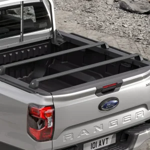 Barres transversales noires pour benne pour Ford Ranger à partir de 06/2022