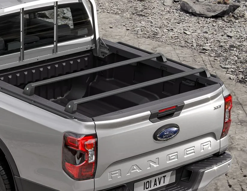 Barres transversales noires pour benne pour Ford Ranger à partir de 06/2022