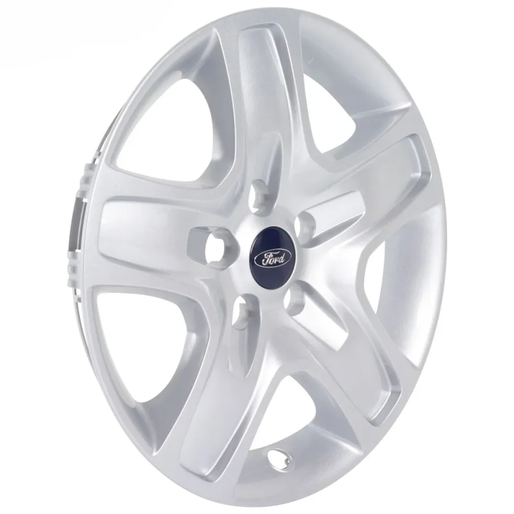 Enjoliveur de roue 16" en acier cache moyeu argent x1 pour Ford Focus 2008