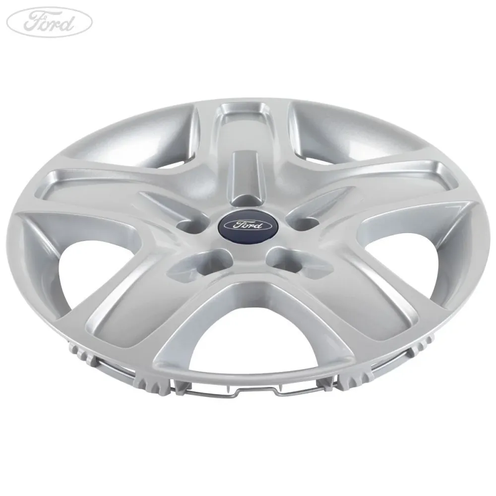 Enjoliveur de roue 16" en acier cache moyeu argent x1 pour Ford Focus 2008