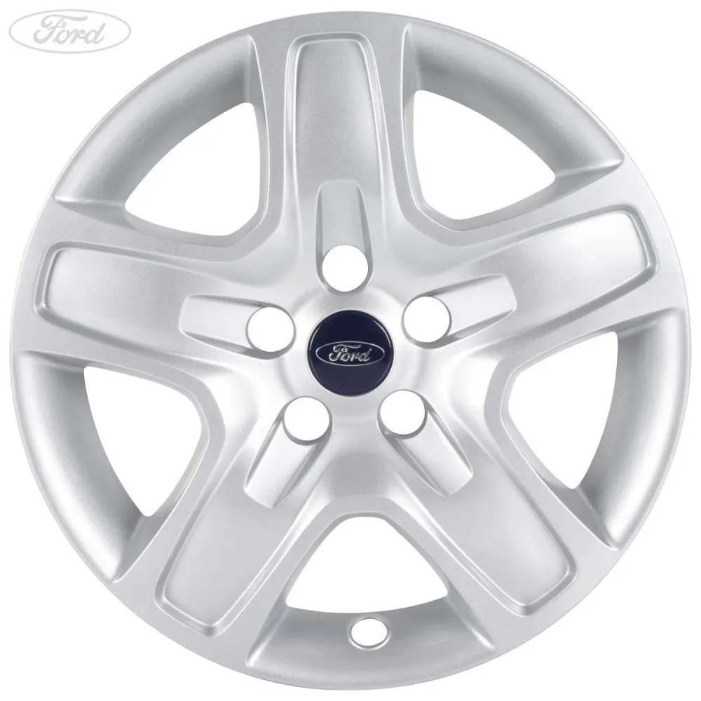 Enjoliveur de roue 16" en acier cache moyeu argent x1 pour Ford Focus 2008