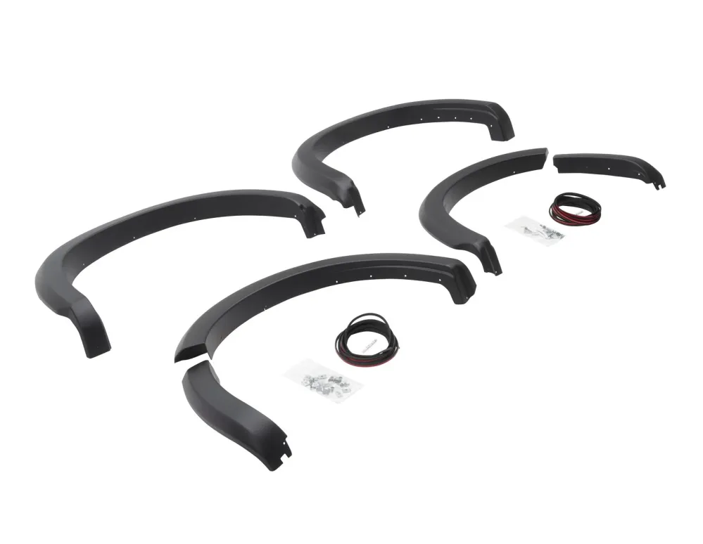Extension de passage de roue avant et arrière noir mat pour Ford Ranger