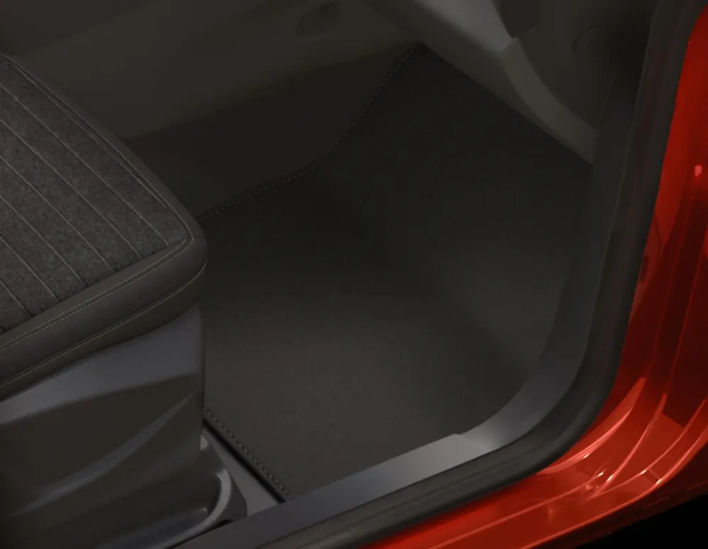 Ford Tapis de sol en Velours avant noir origine constructeur Jeu de 2