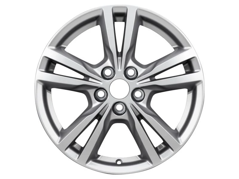 Jante en alliage 17" 5 x 2 branches argent brillant pour Ford Galaxy/S-MAX