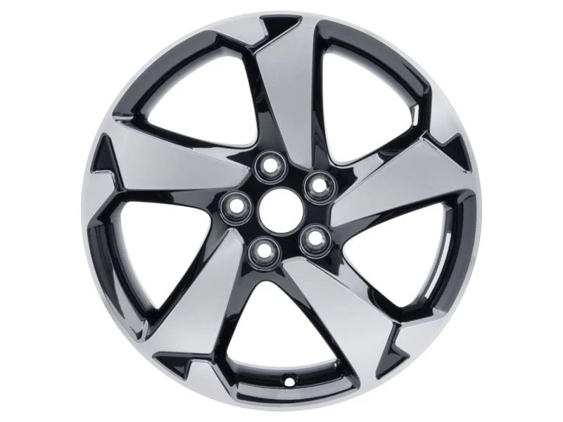 Jante en alliage 17" 5 branches noir usiné pour Ford Focus