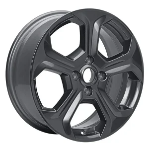 Jante en alliage 17" 5 branches pour Ford Fiesta 11/2012-06/2017
