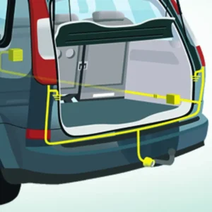 Originale Ford Ranger® Faisceau électrique pour crochet d’attelage connecteur 13 broches