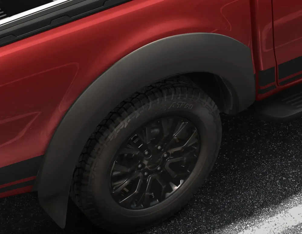 Pack noir mat pour Ford Ranger 02/2019-06/2022