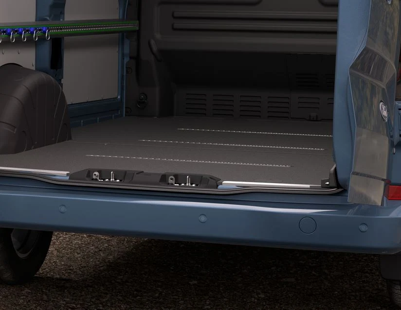 Plancher de chargement bois rails Airline intégrés pour Transit Custom 2023+ Ford