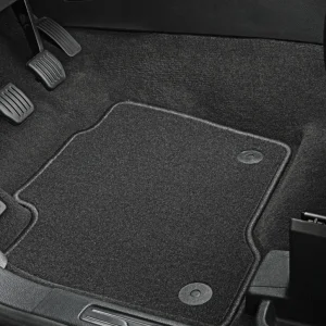 Tapis de sol en moquette avant noirs pour Ford S-MAX/Galaxy