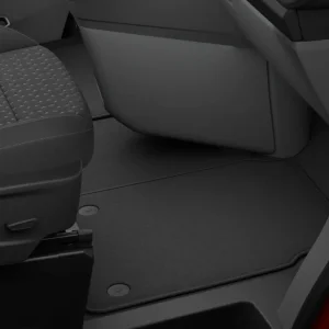Tapis de sol en moquette avant noirs pour Ford Tourneo/Transit Custom
