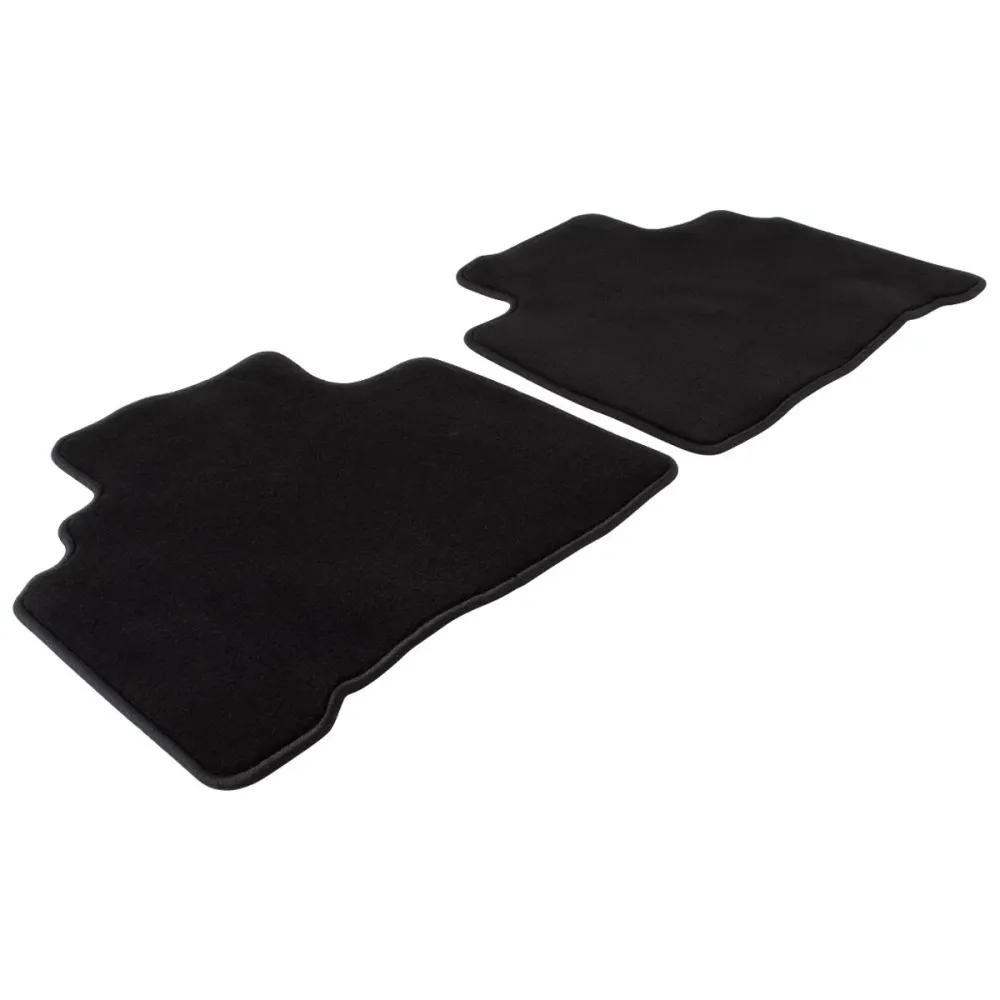 Tapis de sol en velours arrière noirs pour Ford S-MAX/Galaxy
