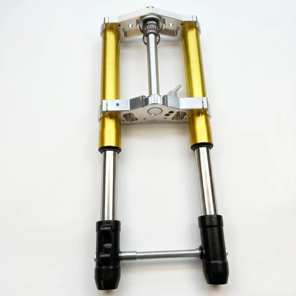 Fourche avant Dax USD 45mm or modèle abaissé (540mm) avec accessoires