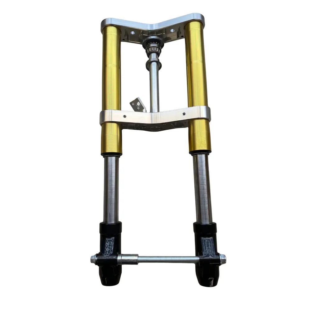Fourche avant Dax USD 45mm or modèle abaissé (540mm) avec accessoires