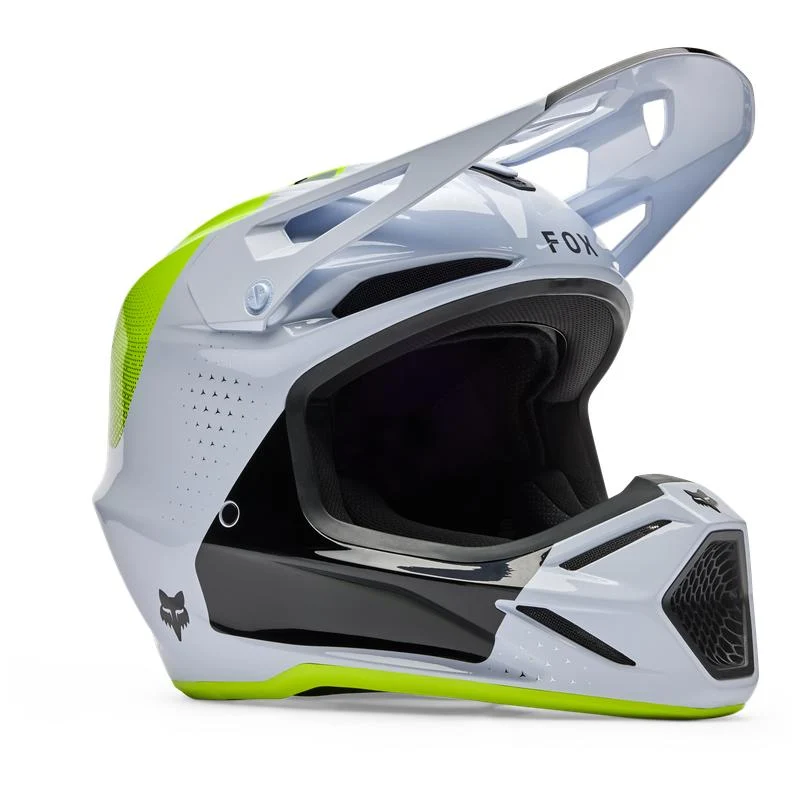 Casque FOX V3 Tine blanc