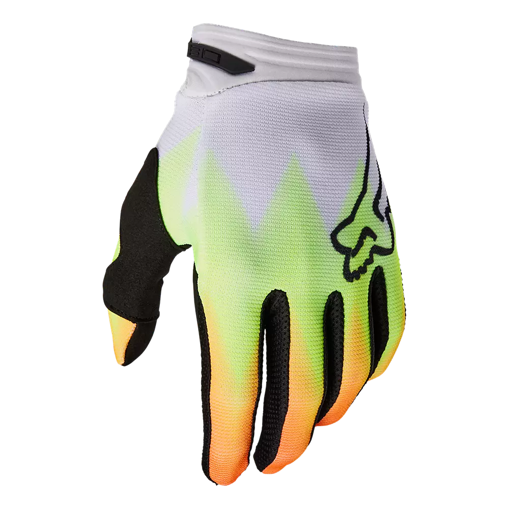 Gants FOX 180 Statk rouge/jaune 2023