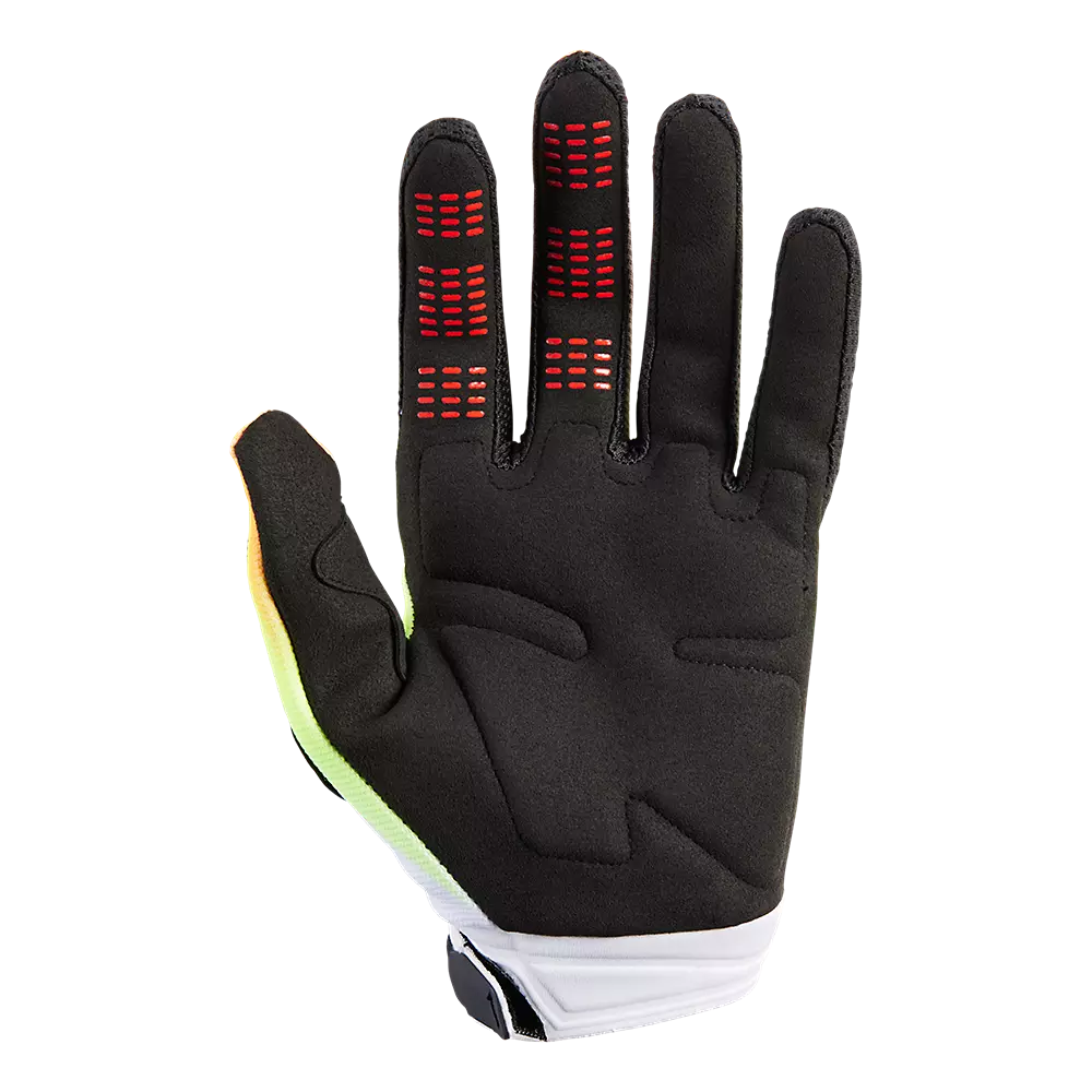 Gants FOX 180 Statk rouge/jaune 2023