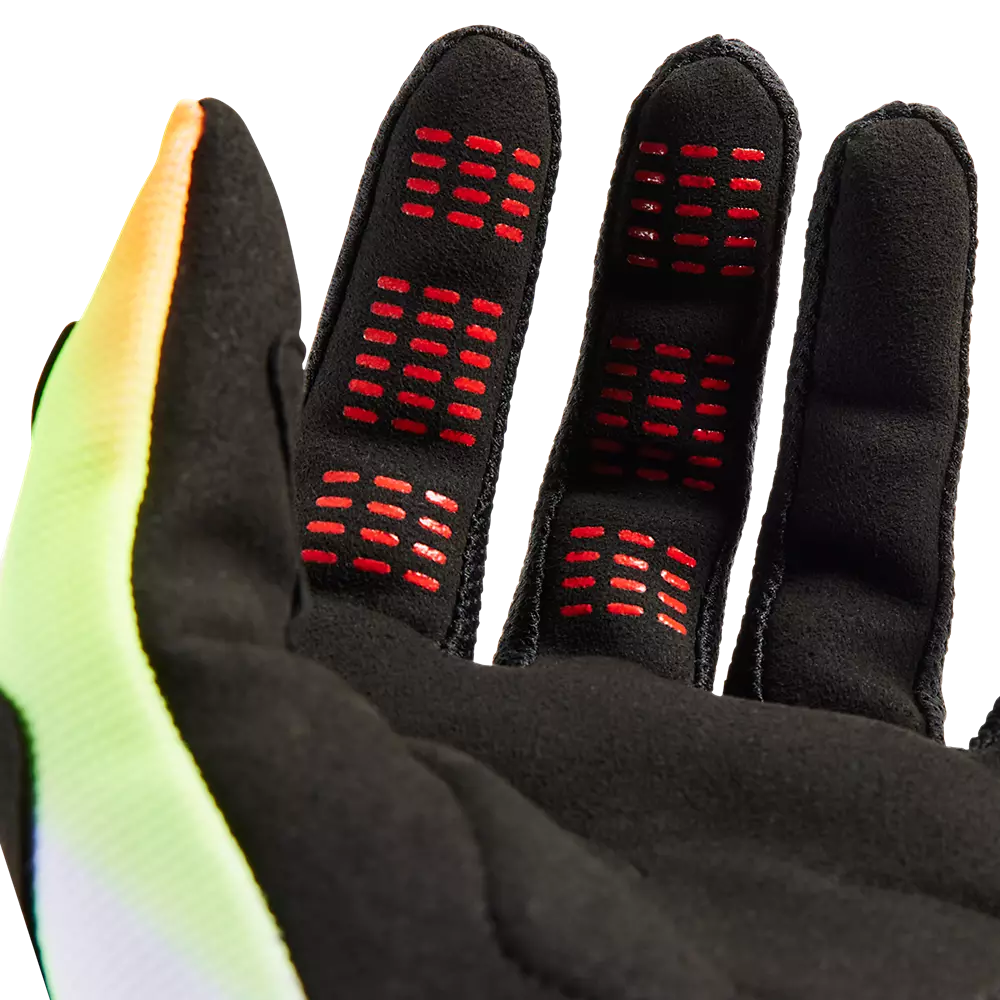 Gants FOX 180 Statk rouge/jaune 2023