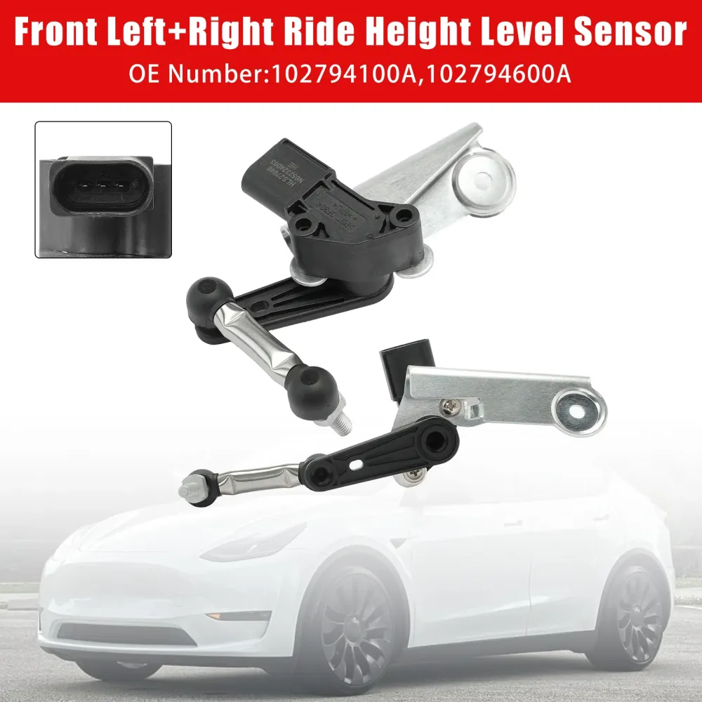 Front Left+Right Ride Height Level Sensor Tesla Model S 2012-2021 Model X 16-21