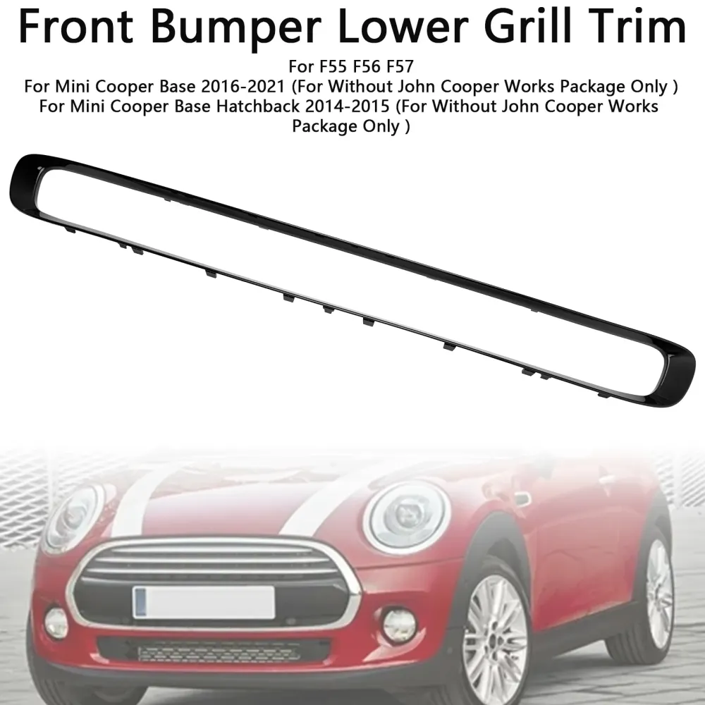 Garniture de calandre inférieure de pare-chocs avant de hayon de Base de Mini Cooper 2014-2015 51117355238 MC1044103