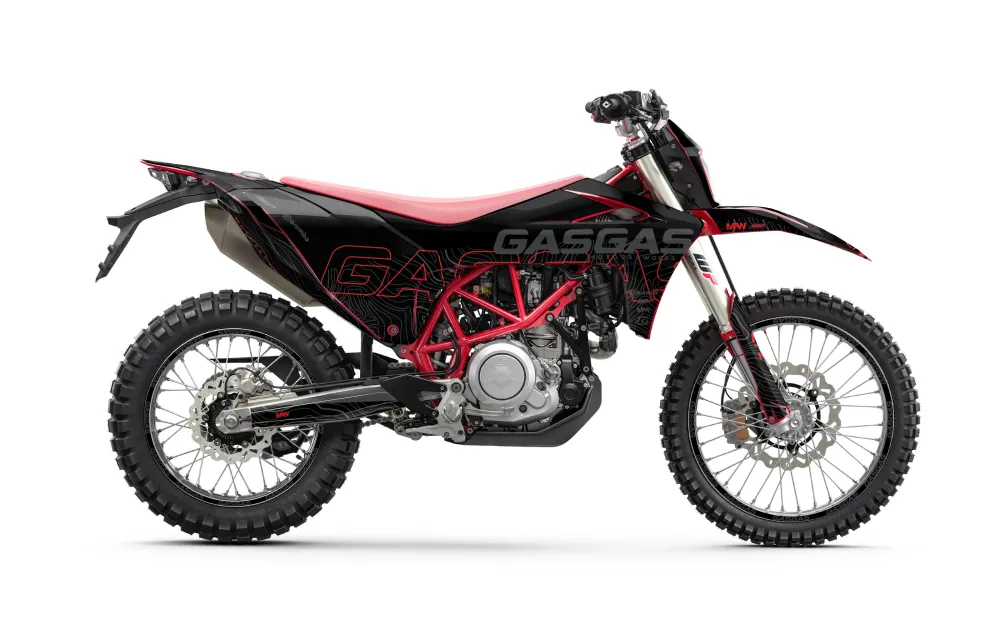 GASGAS ES 700 KITS DÉCO - "Motograph" (Noir)