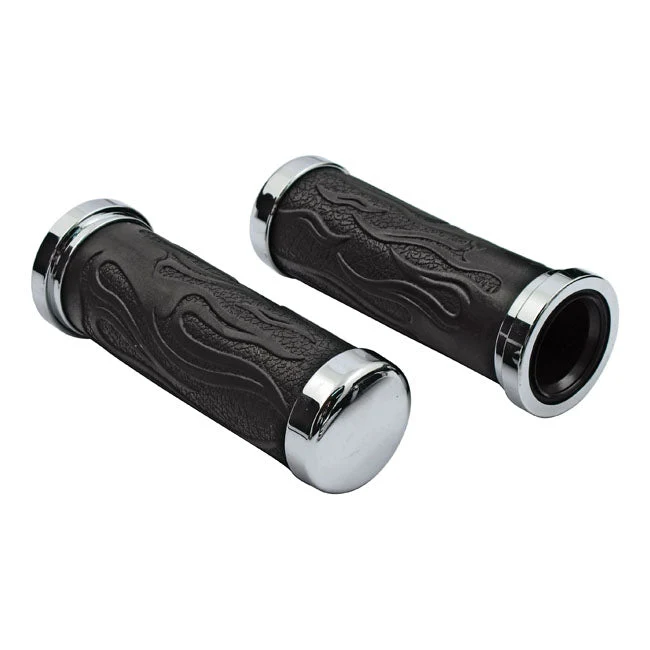 Highway Hawk Grips Flame